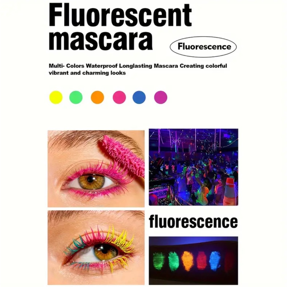 🎉Host Pick🎉 Green Fluorescent UV Mascara - Picture 2 of 3